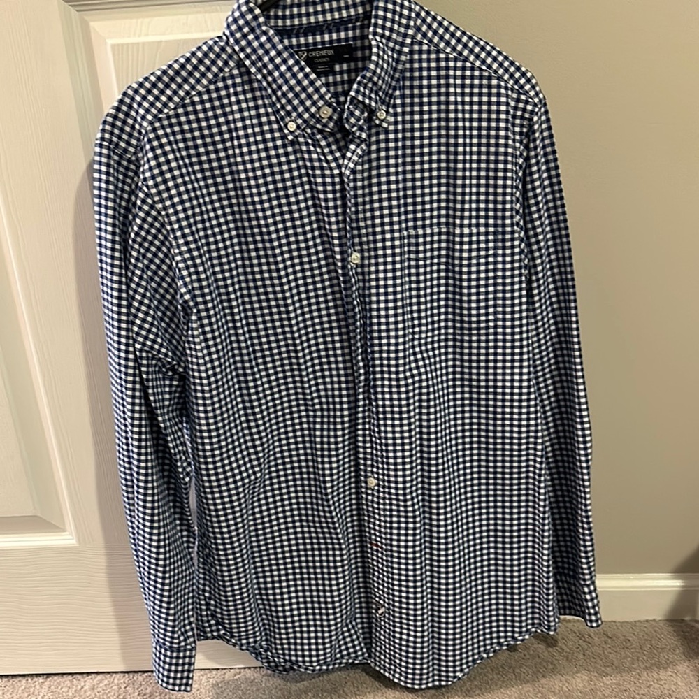 Men's Blue Checkered Shirt